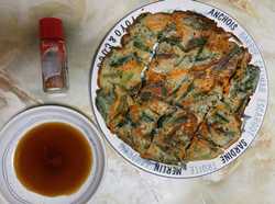 チヂミの出来上がり写真